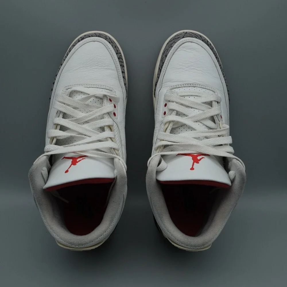 Jordan 3 Retro Mens White Cement Reimagined 9.5 DN3707-100